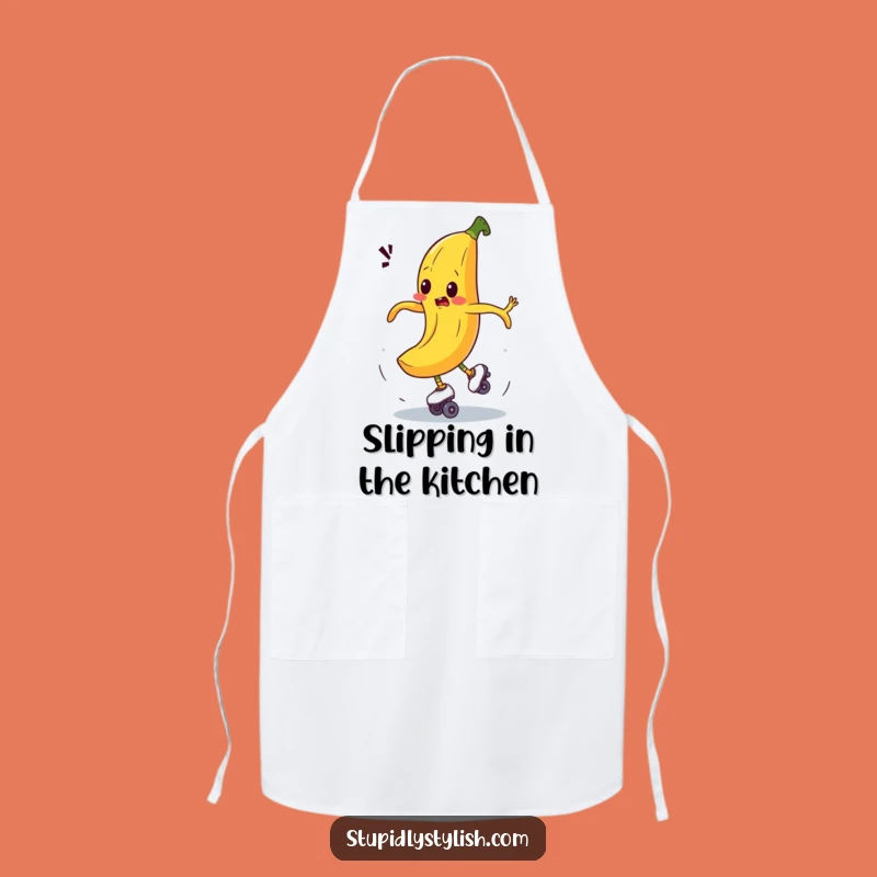 Funny Banana Roller Skate Apron, a Hilarious and Practical Gift for Messy Fun
