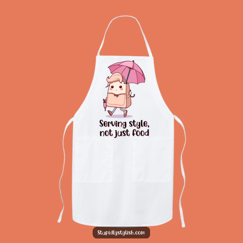 Funny Sassy Handbag Umbrella Apron - Chic Kitchen Attitude