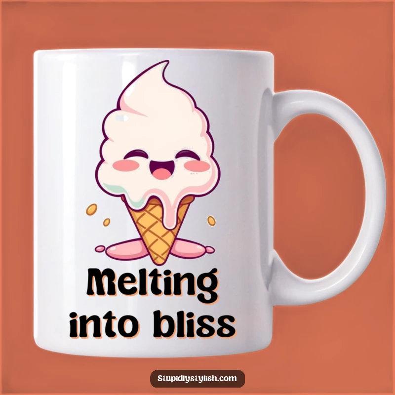 Funny Giggling Ice Cream Mug: Melting Fun for a Hilarious Treat Gift