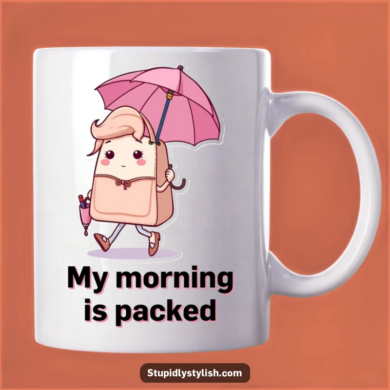 Funny Sassy Handbag Umbrella Mug - Chic & Humorous Accessory Gift
