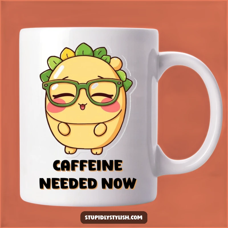 Funny Sleepy Taco Glasses Mug - Hilarious Comfort Gift for Tired Souls