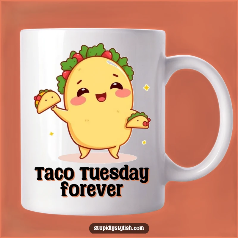 Funny Juggling Taco Mug: Mom Life Humor, Perfect Funny Gift for Parents