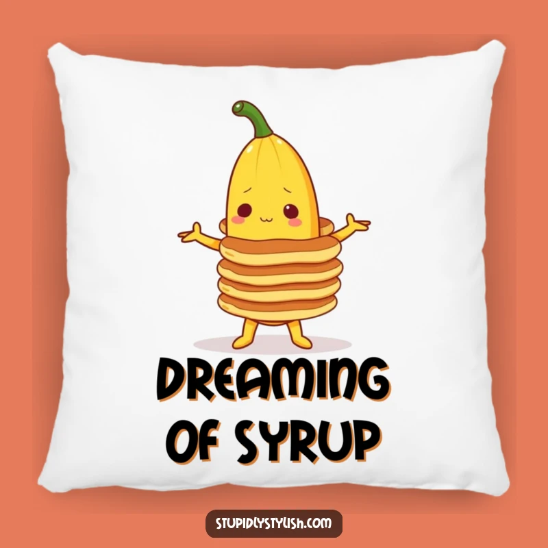 Funny Banana Pancake Balance Pillow - Cozy Comfort & Comedic Accent