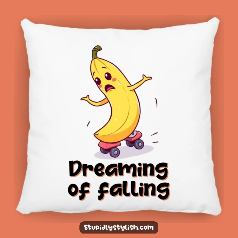Funny Banana Skate Pillow: Chaos Comfort, Delightful Funny Gift