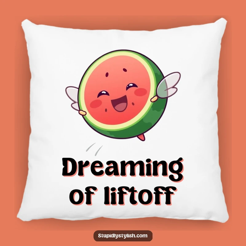 Funny Flying Watermelon Slice Pillow: Cozy Comfort, The Ultimate Funny Gift