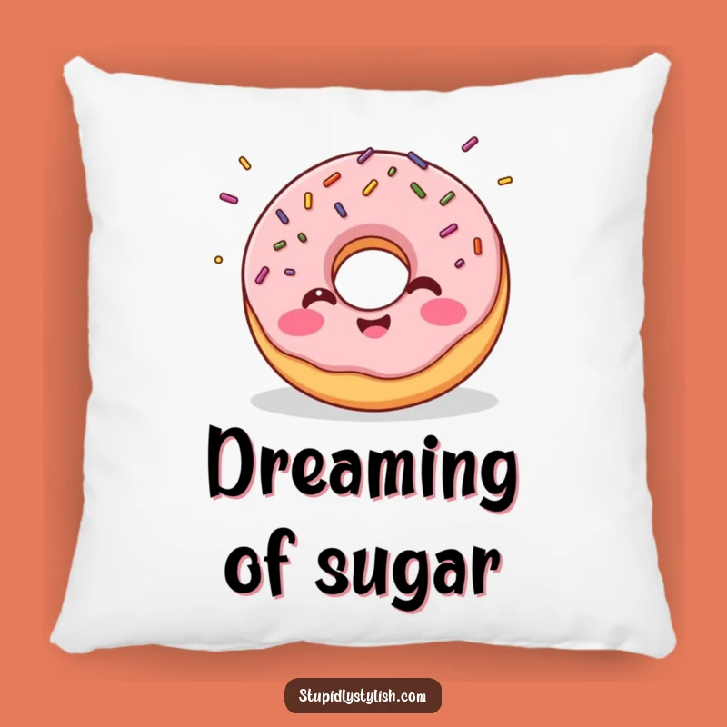 Funny Giggling Donut Pillow - Comfy & Hilarious Decor for Sweet Spaces