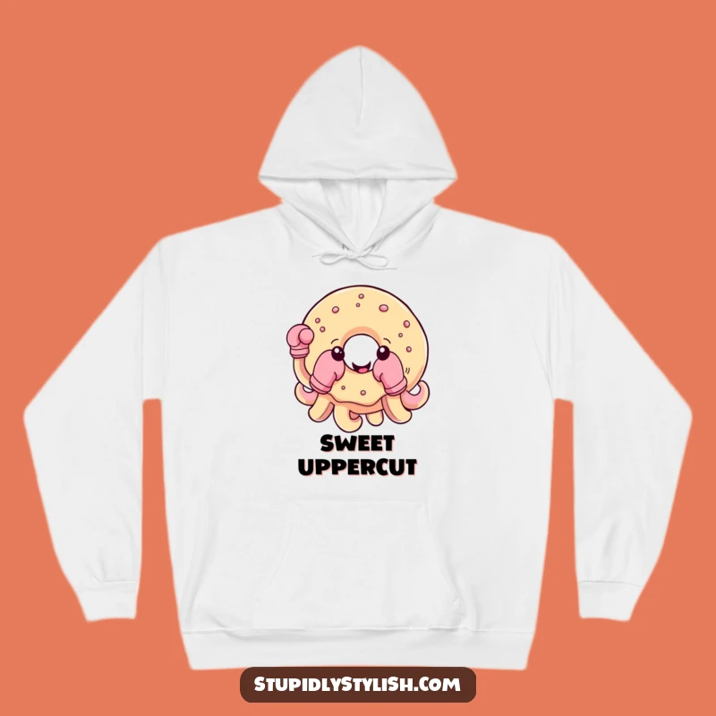 Funny Donut Boxing Hoodie: Stay Cozy with this Sweet Fighter Design