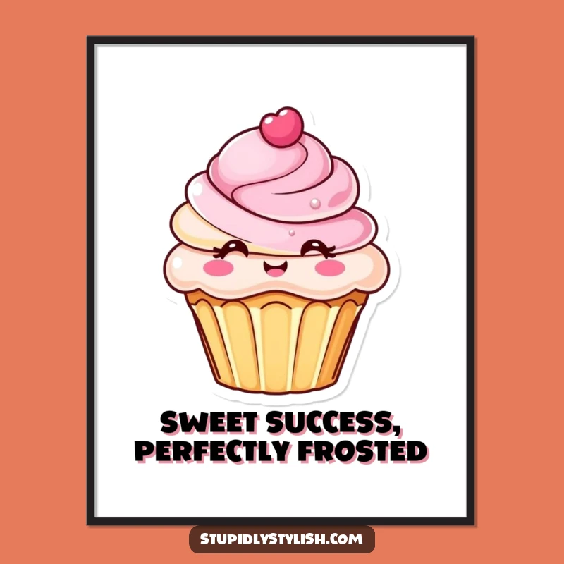Chic Free Printable Wall Art: Cupcake Frosting - Sweet Downloadable Decor!