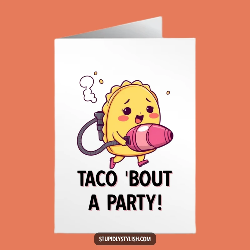 Free Printable Funny Birthday Card: Taco Jetpack Mishap - Hilarious Downloadable Gift