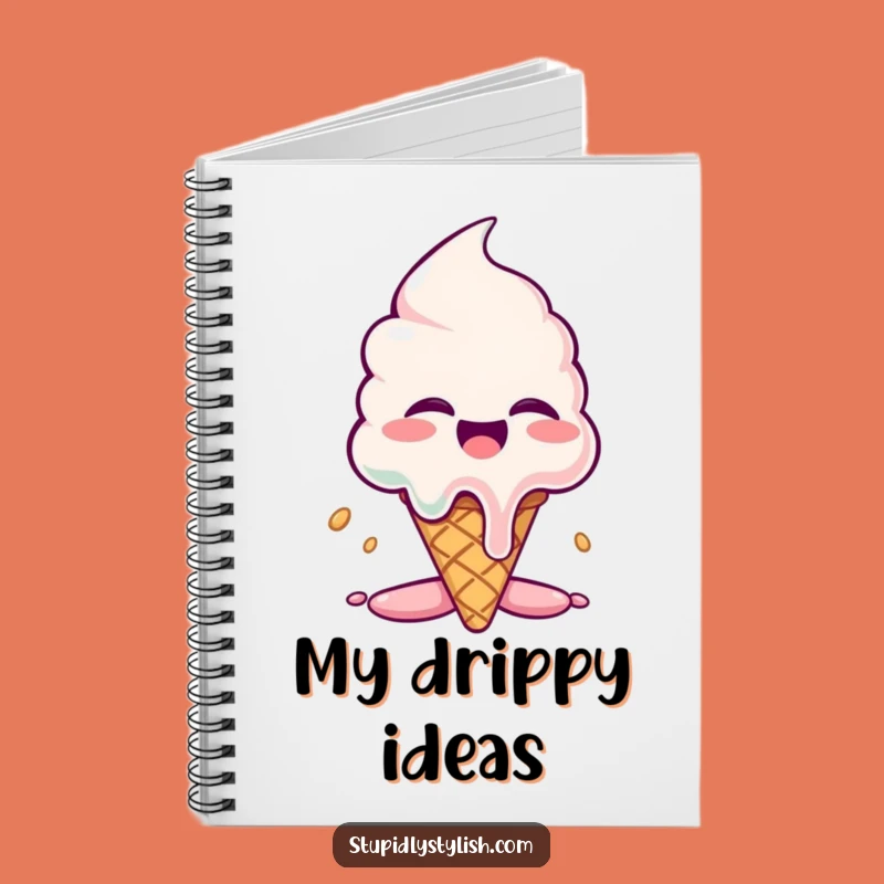 Funny Giggling Ice Cream Notebook: Melty Notes for a Hilarious Gift