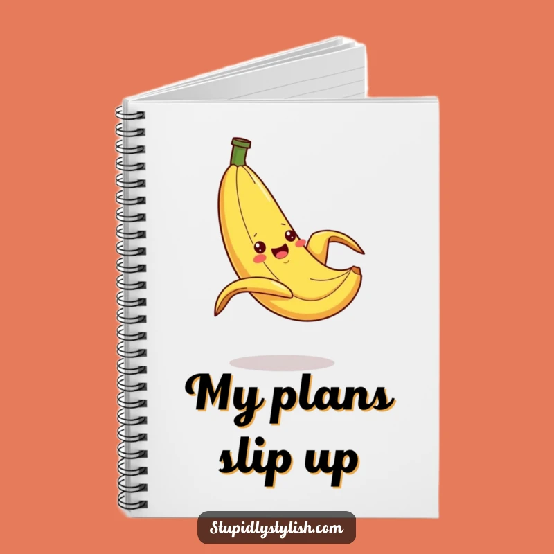 Funny Silly Banana Slipping Notebook: Jot Down Ideas with Comical Energy