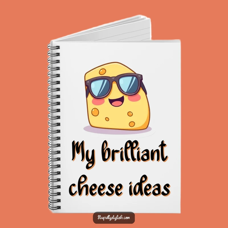 Funny Giggle Cheese Wedge Sunglasses Notebook - Hilarious Journal for Witty Ideas