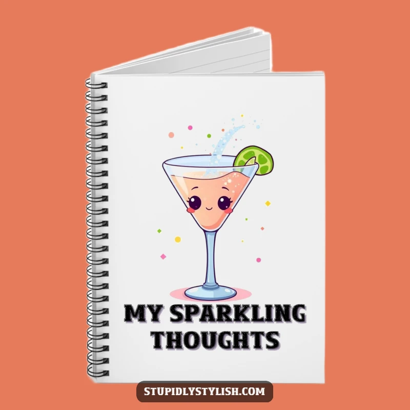 Funny Dancing Cocktail Notebook: Glittery Notes for a Hilarious Gift