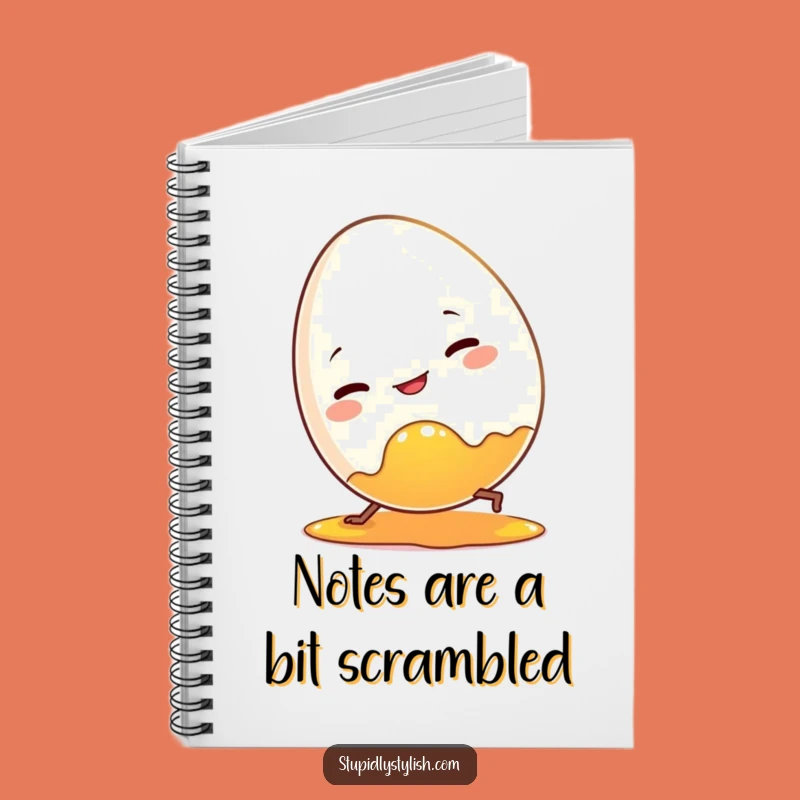 Funny Clumsy Egg Notebook - Oops Moments Funny Gift