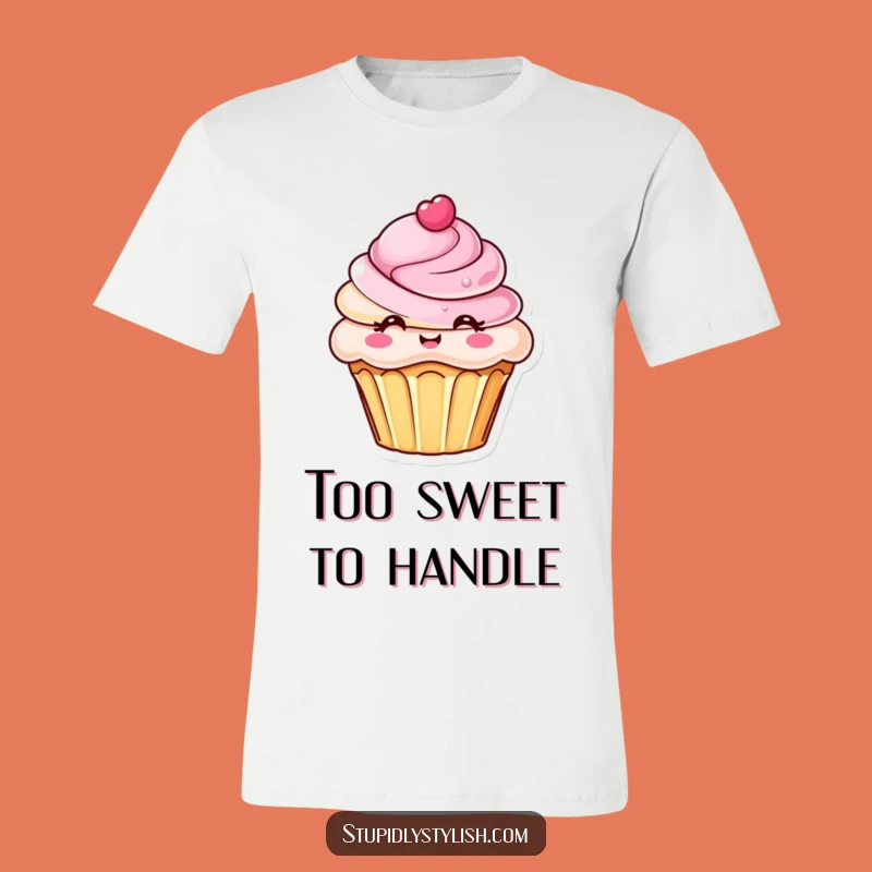 Funny Chic Cupcake Frosting T-Shirt - Dessert Lover's Comical Apparel