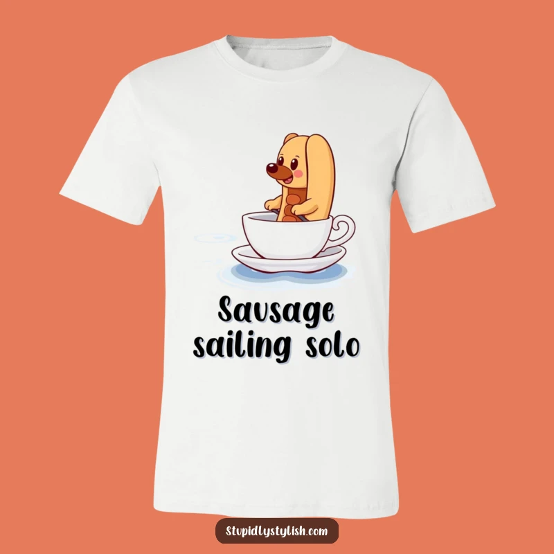 Funny Hot Dog Paddle T-Shirt: Ambitious Journey Tee, Ideal Funny Gift