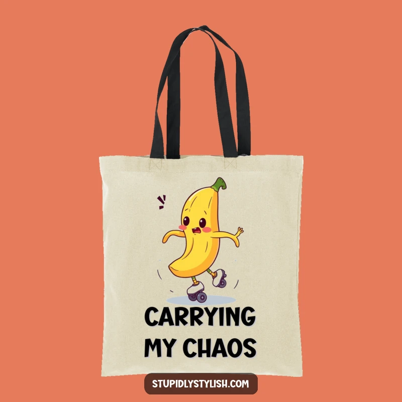 Funny Banana Roller Skate Tote Bag, a Chic and Hilarious Accessory for Fun Outings